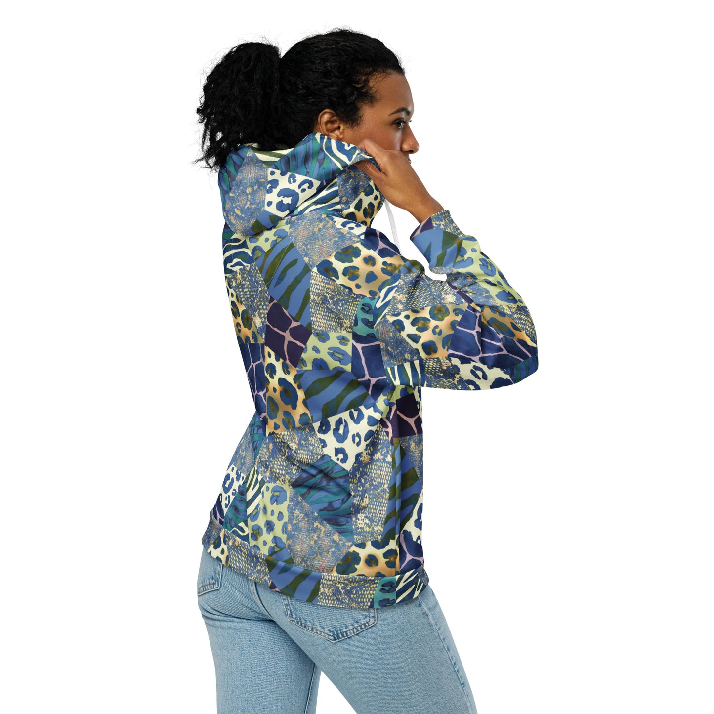 Blue Jungle - Premium Zip Hoodie