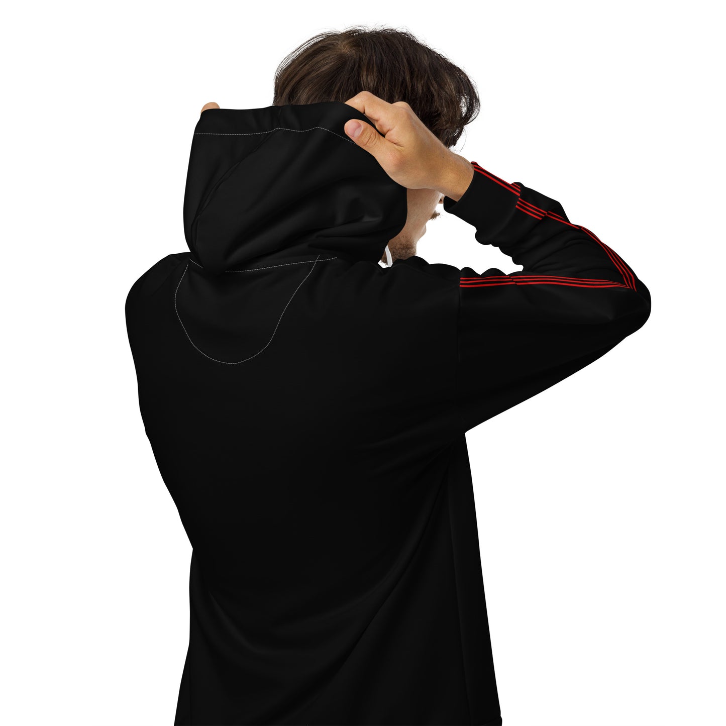 Red Stripe - Premium Zip Hoodie