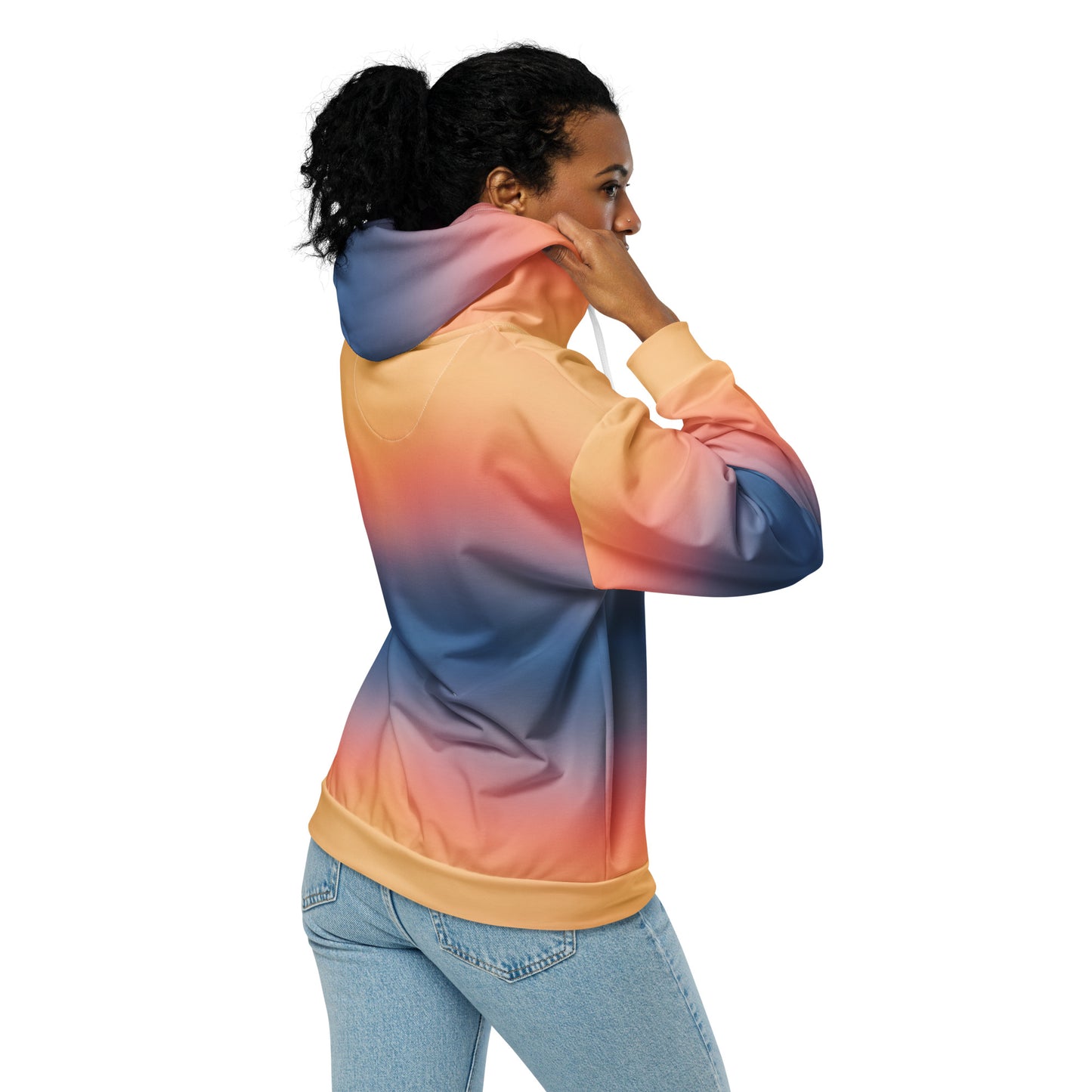Sunset Ombre - Premium Zip Hoodie