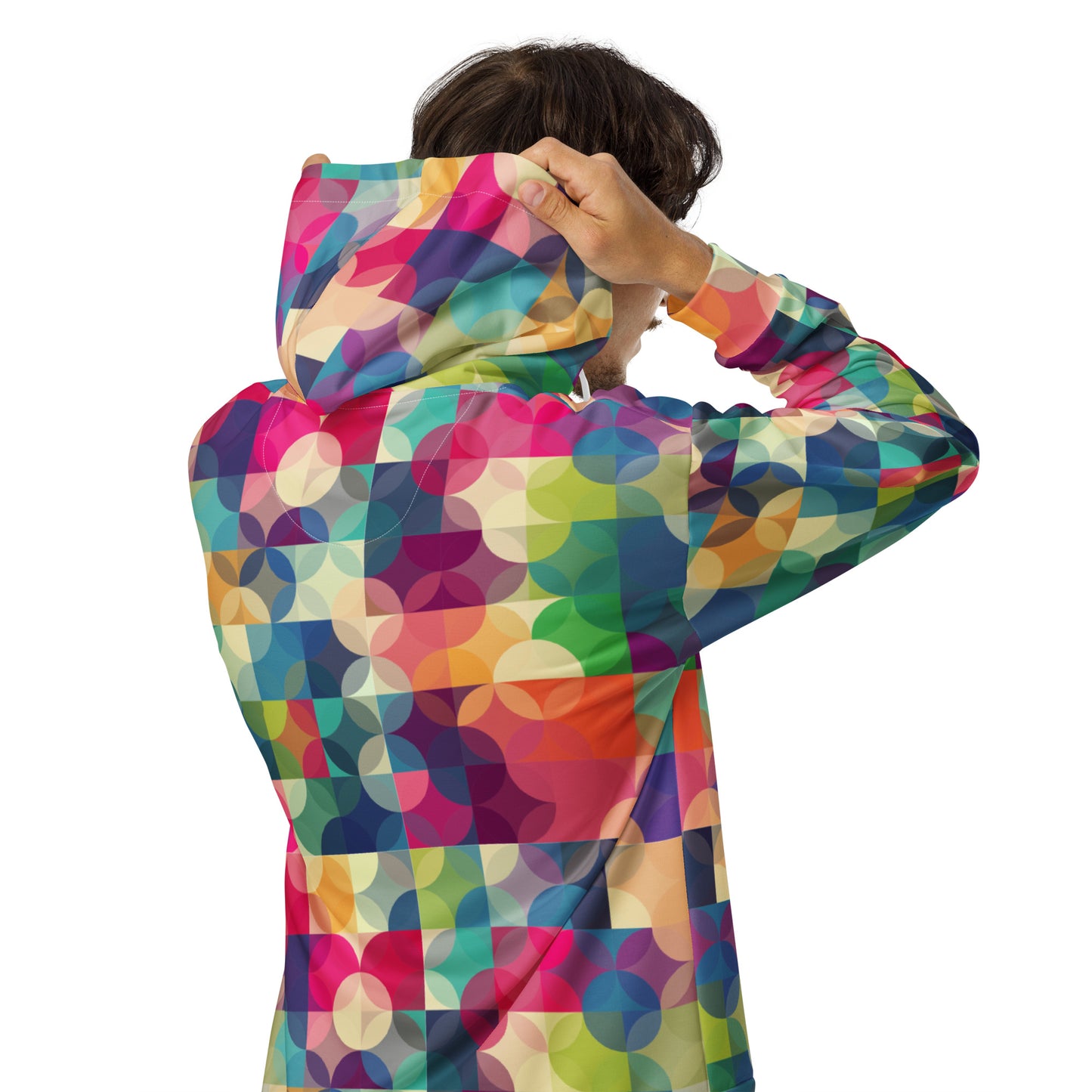 Colorful Geometric - Premium Zip Hoodie