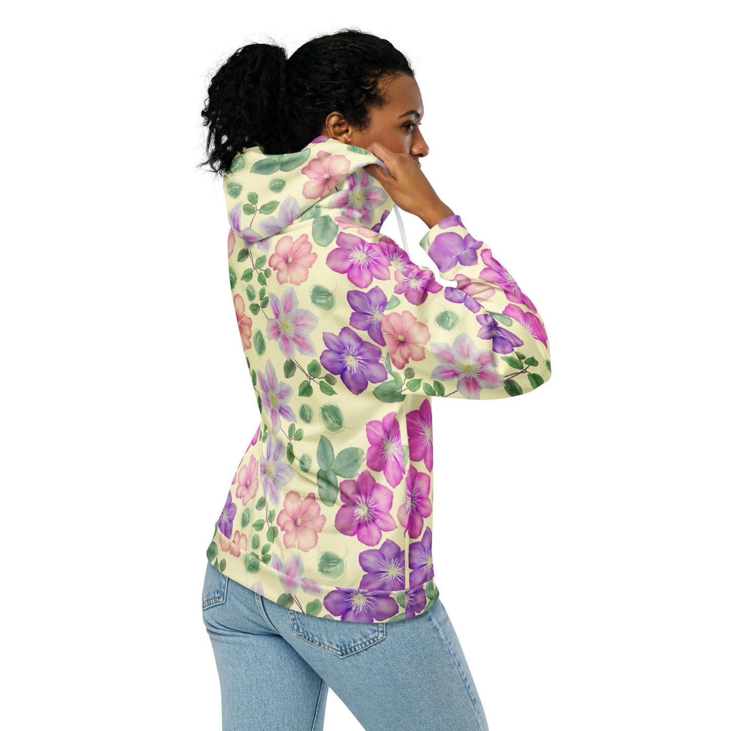 Floral - Premium Zip Hoodie