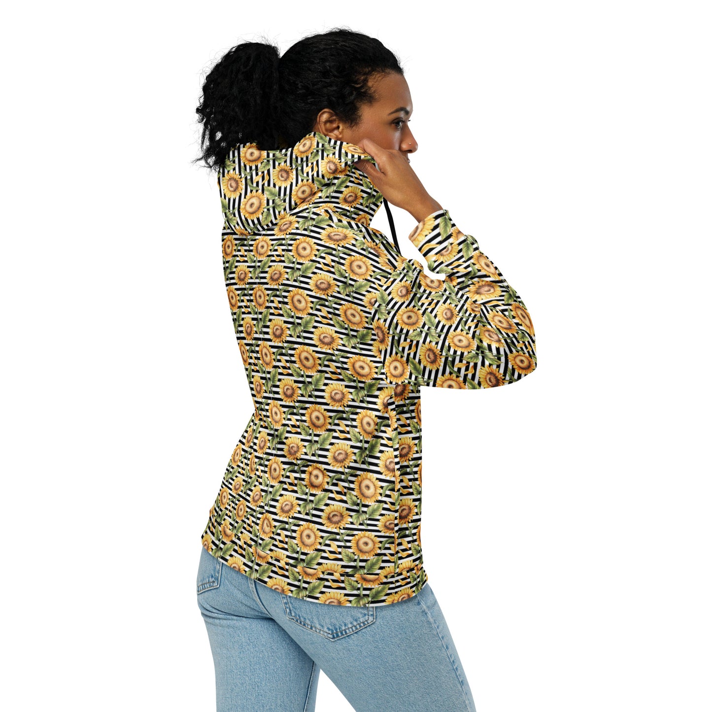 Sunflower Stripe - Premium Zip Hoodie