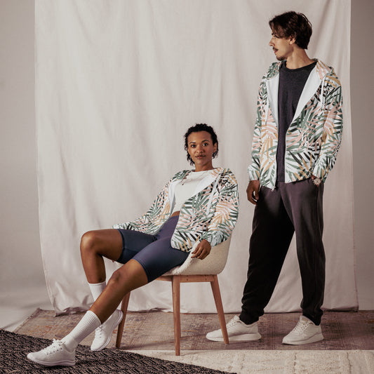 Tropical Palms - Premium Zip Hoodie