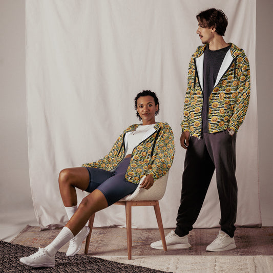 Sunflower Stripe - Premium Zip Hoodie