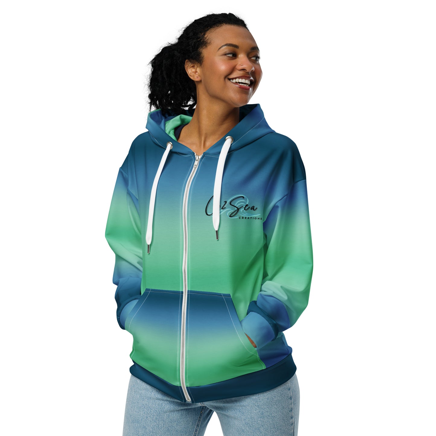 CUSTOM - C2Sea Premium Zip Hoodie (Logo Front & Back)