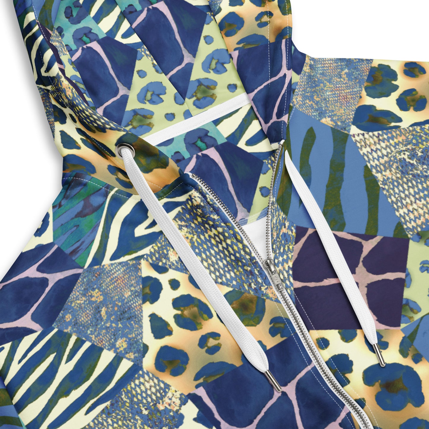 Blue Jungle - Premium Zip Hoodie