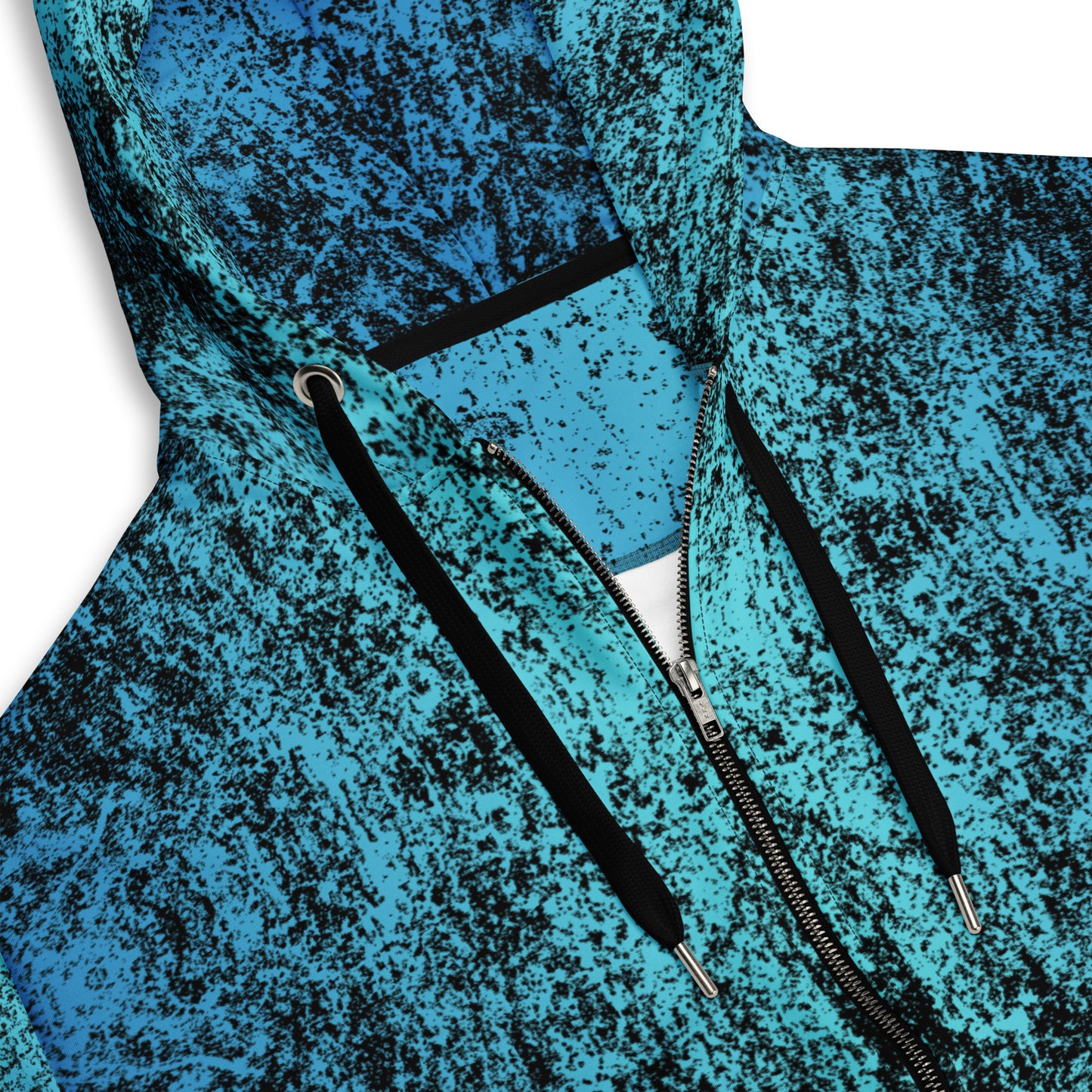 Rugged Blue - Premium Zip Hoodie