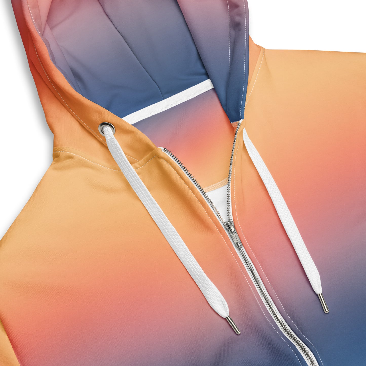 Sunset Ombre - Premium Zip Hoodie