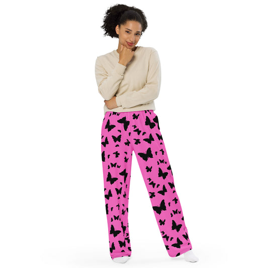 Pink Butterfly - Premium Pants
