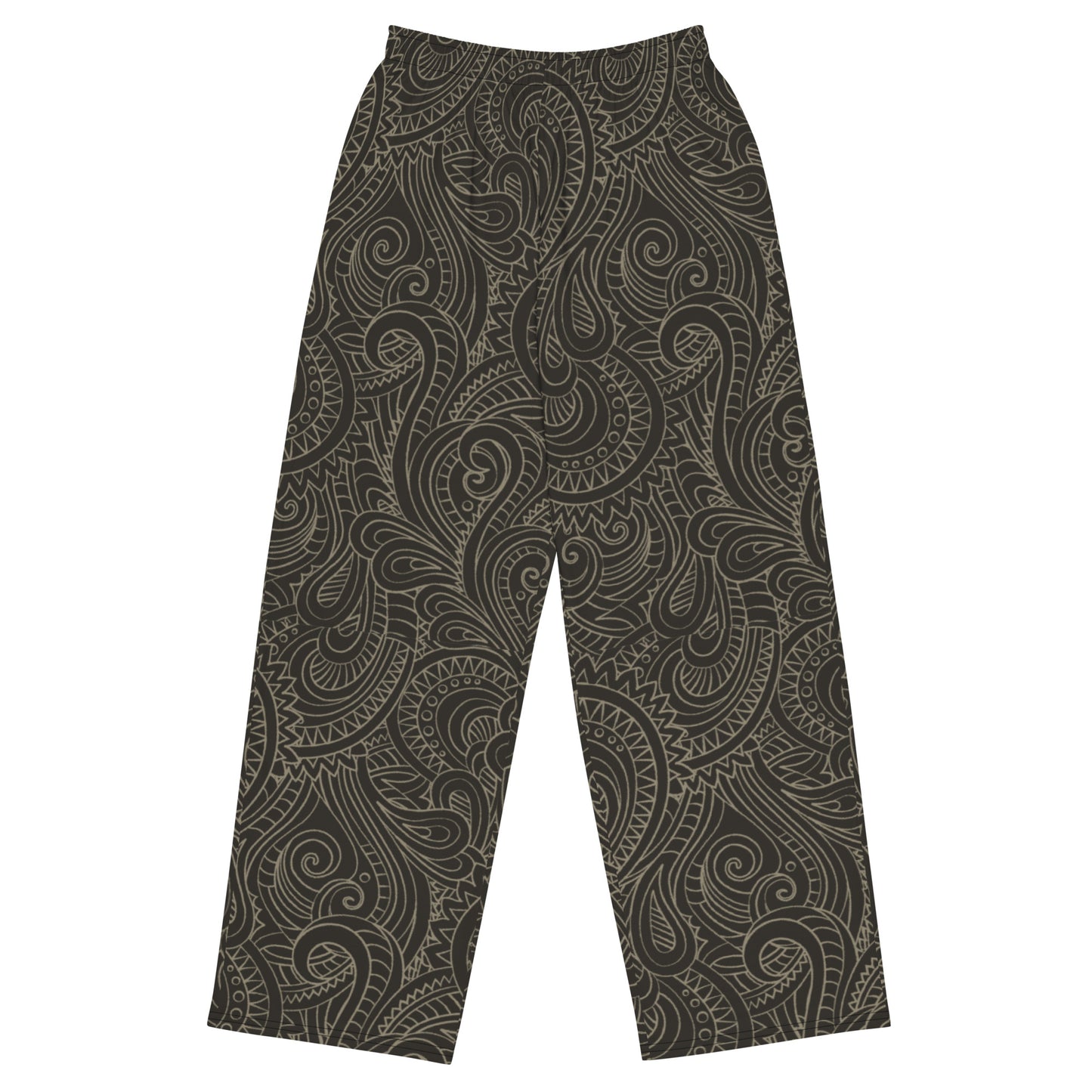 Earthy Spirals - Premium Wide-leg Pants