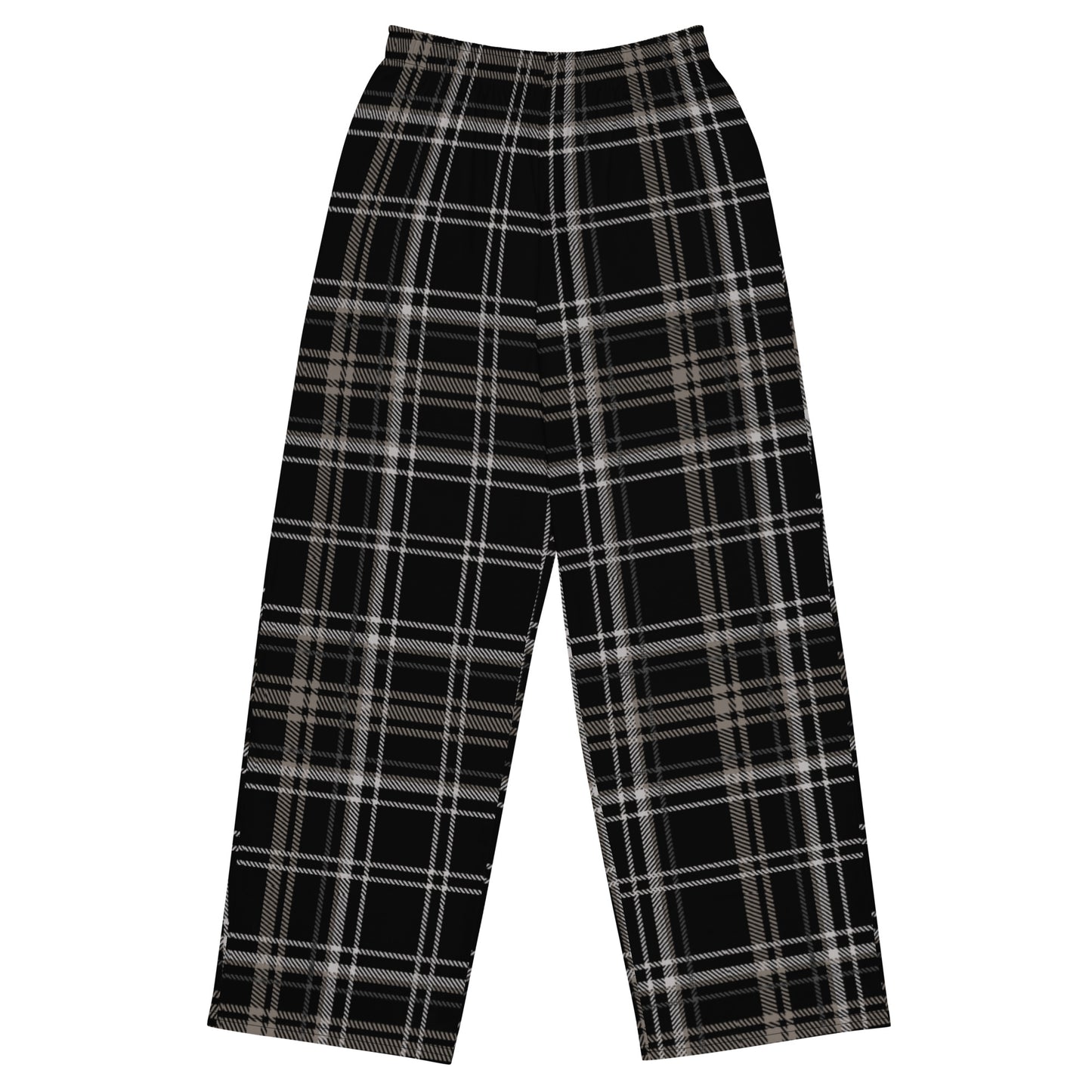 Plaid - Premium Wide-leg Pants