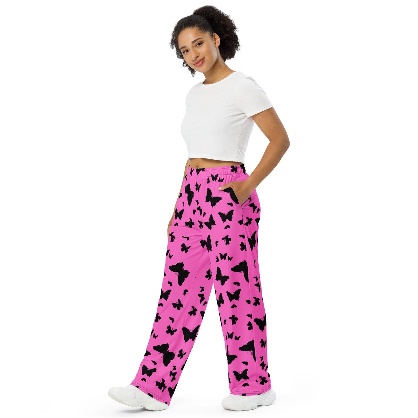 Pink Butterfly - Premium Pants