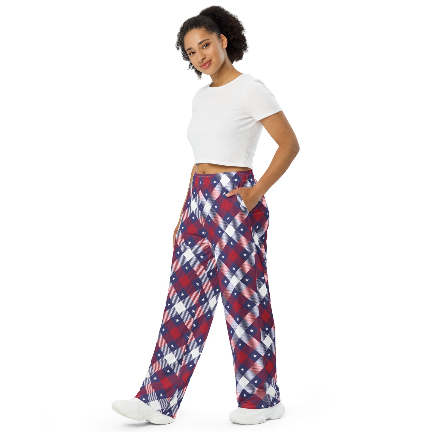 Patriotic Plaid - Premium Pants
