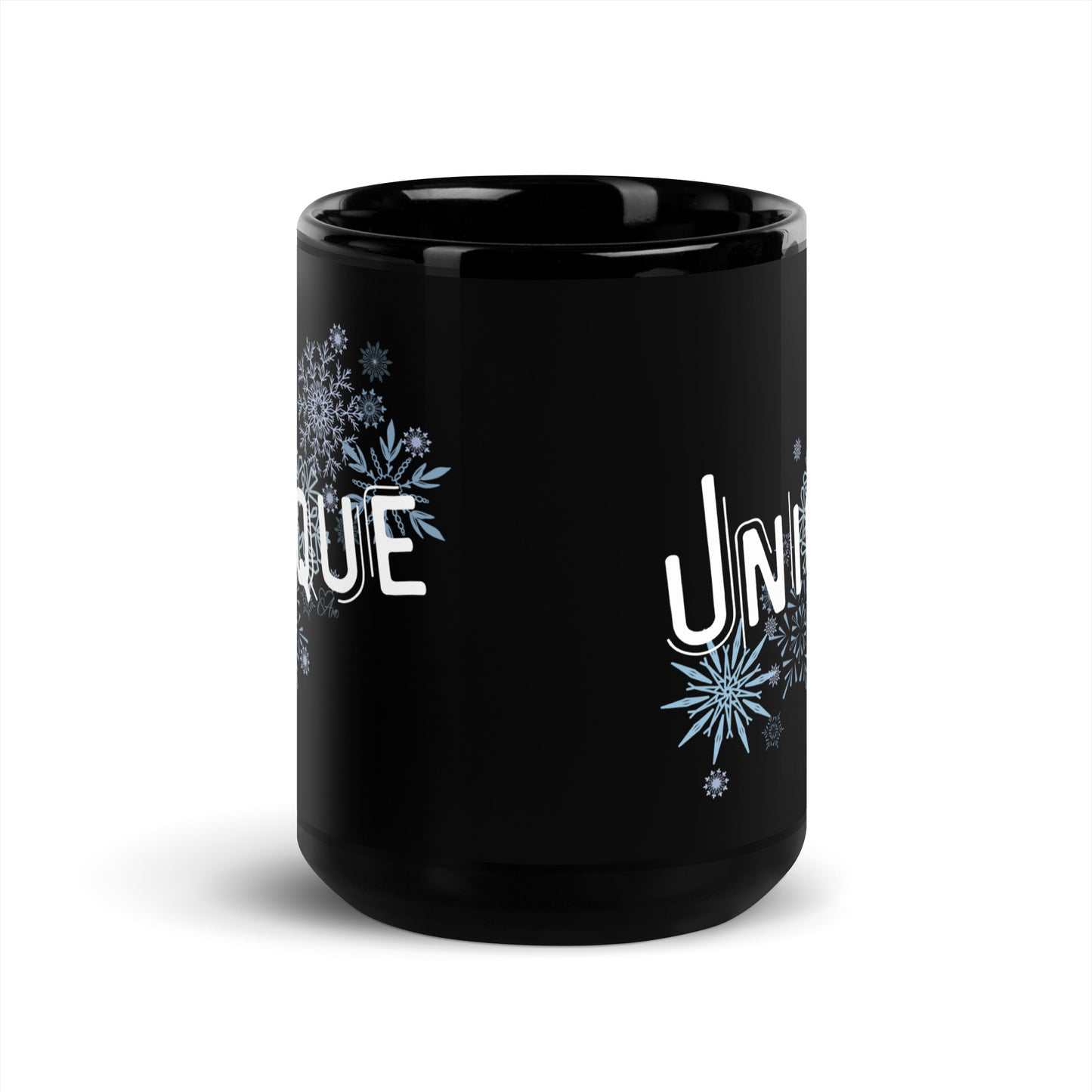 Unique - Black Glossy Mug