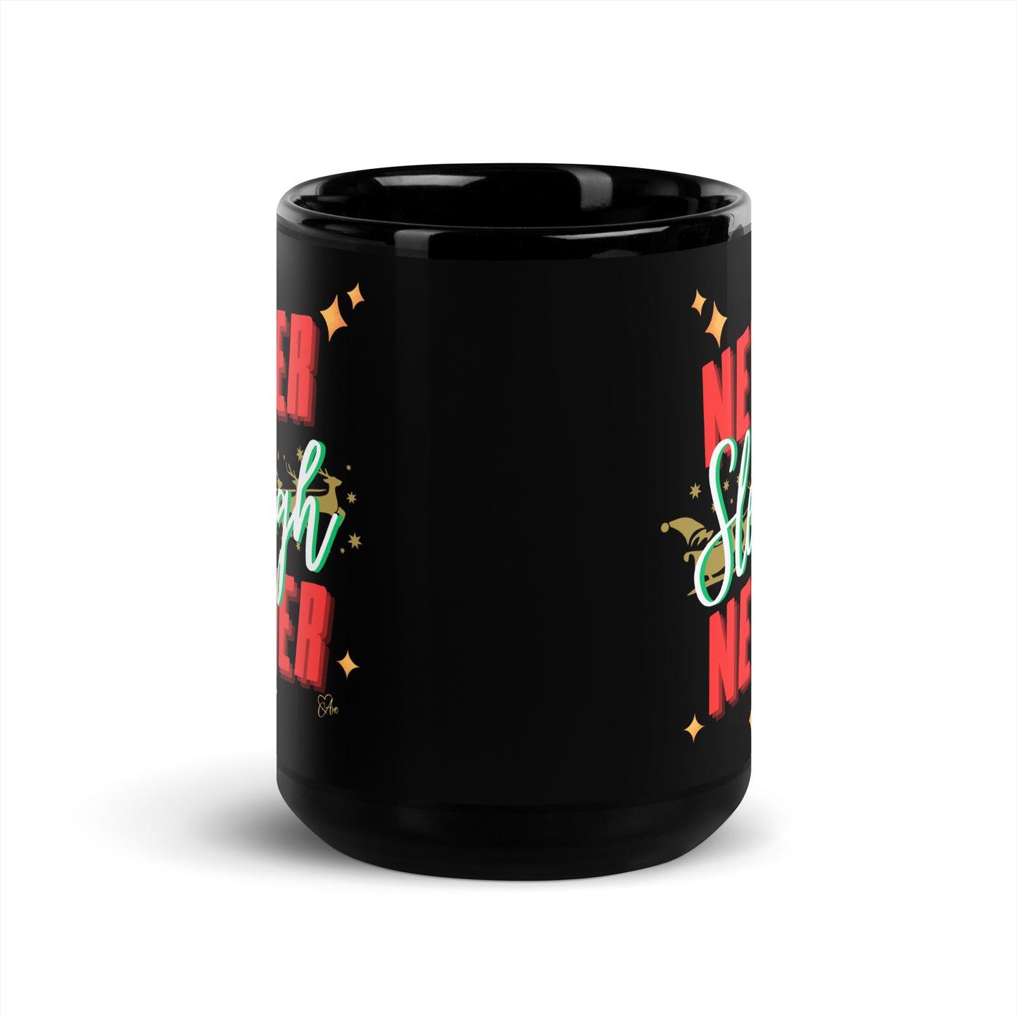 NSN - Black Glossy Mug