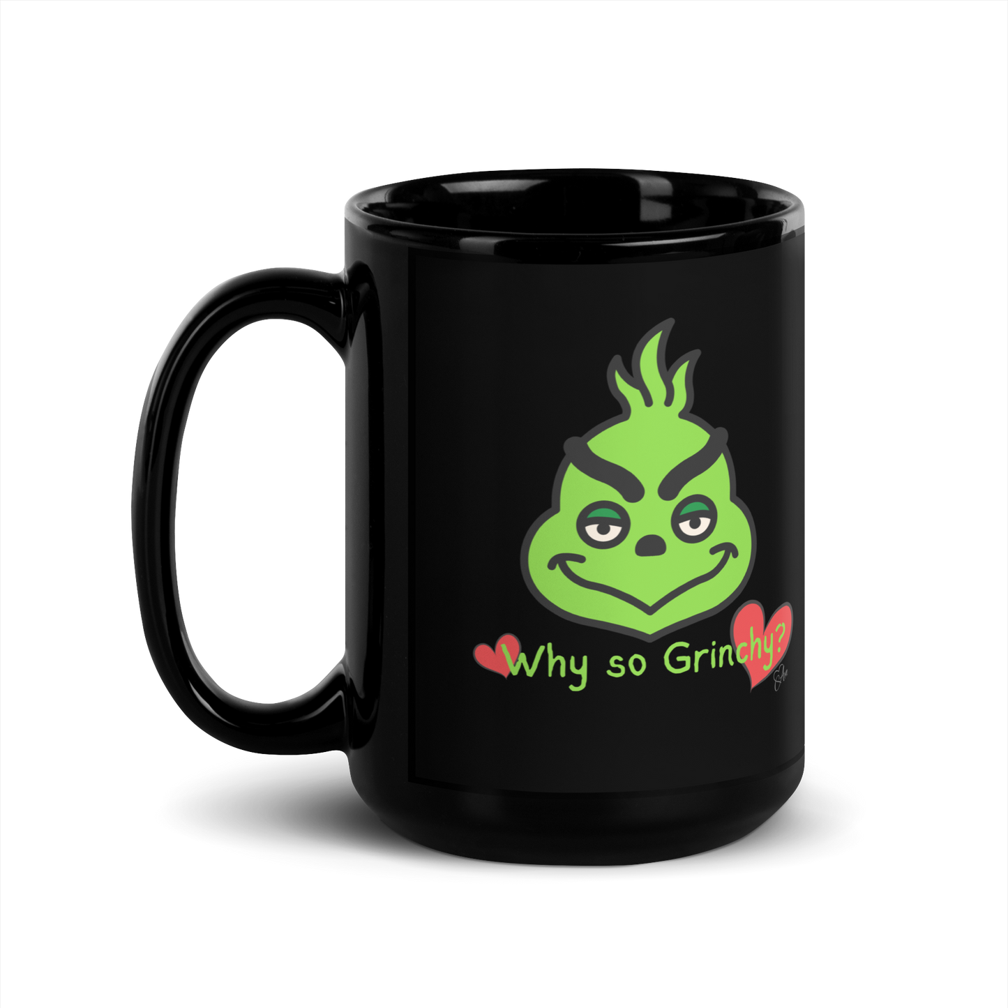 Grinch - Black Glossy Mug
