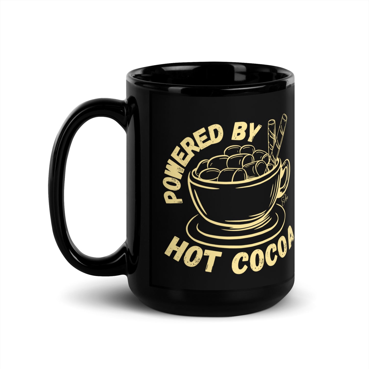 Cocoa - Black Glossy Mug