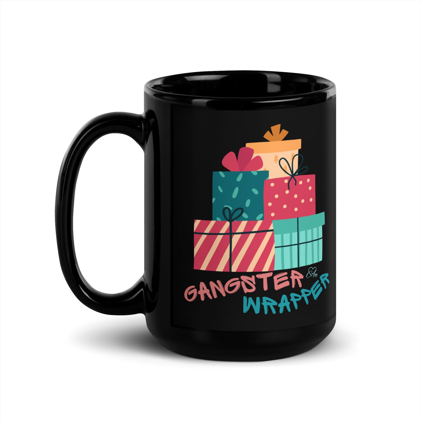 GW - Black Glossy Mug