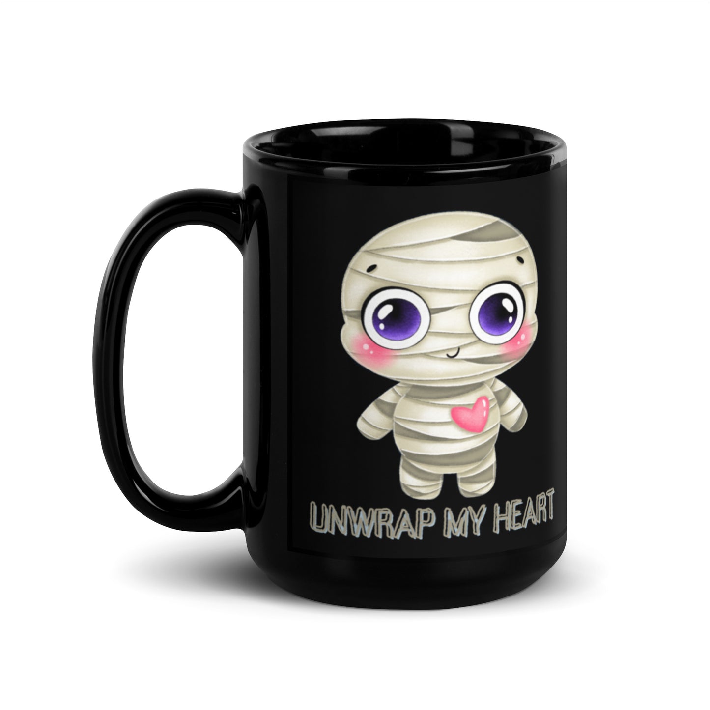 Mummy - Black Glossy Mug