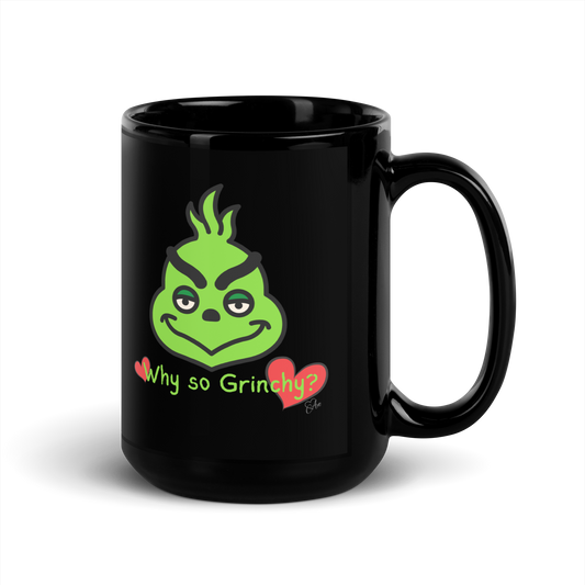 Grinch - Black Glossy Mug
