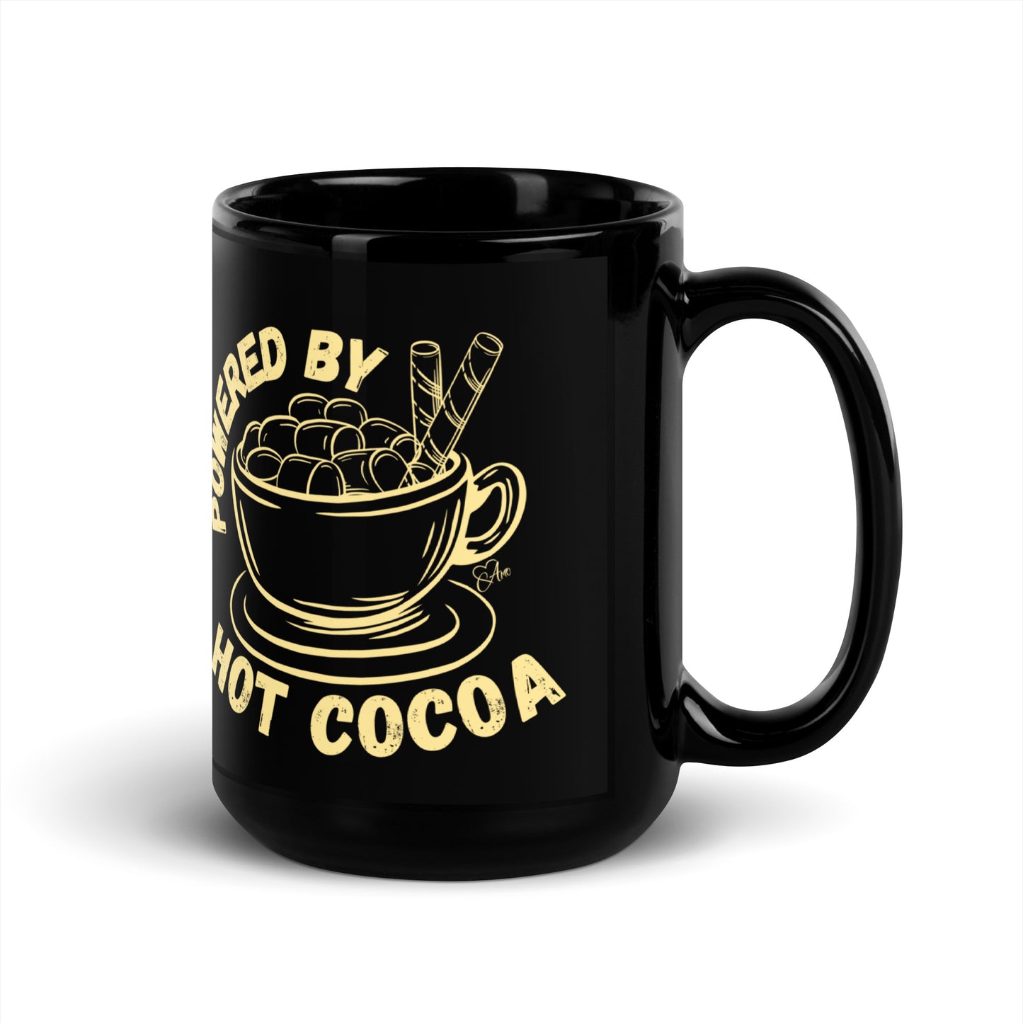Cocoa - Black Glossy Mug