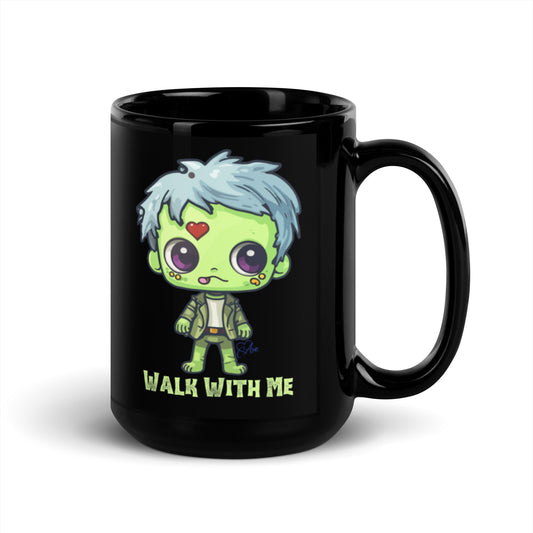 Zombie - Black Glossy Mug