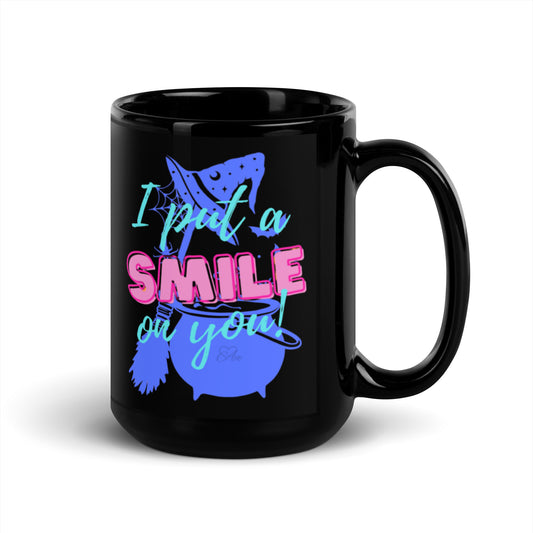 Smile - Black Glossy Mug