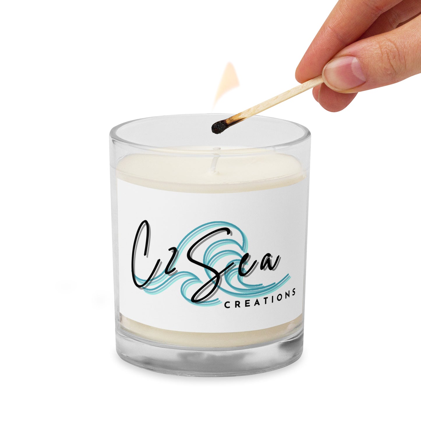 CUSTOM - C2Sea Glass Soy Wax Candle