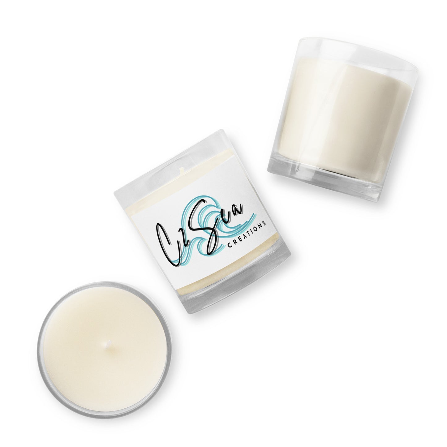 CUSTOM - C2Sea Glass Soy Wax Candle
