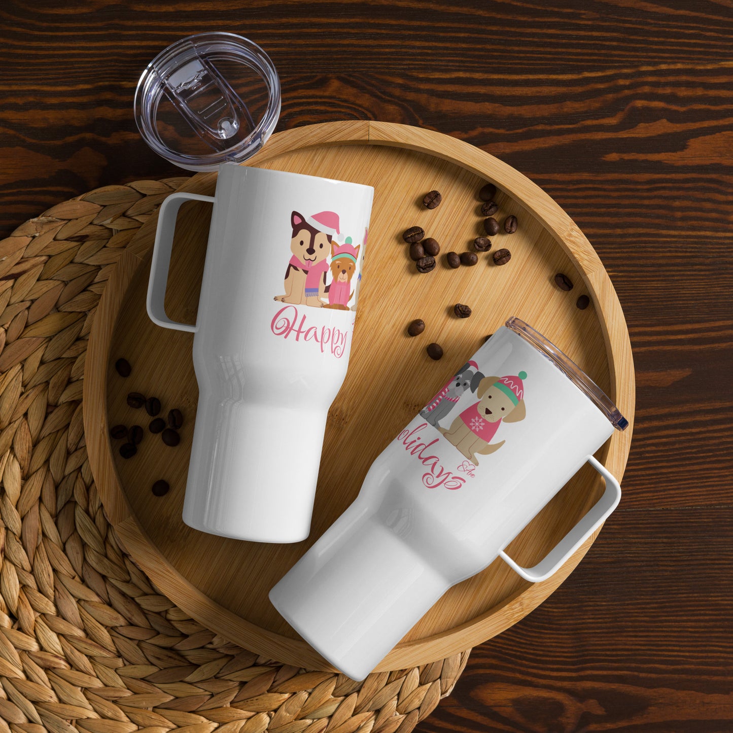 Dog Holiday - Travel Mug w/ Handle