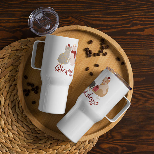 Cat Holiday - Travel Mug w/ Handle