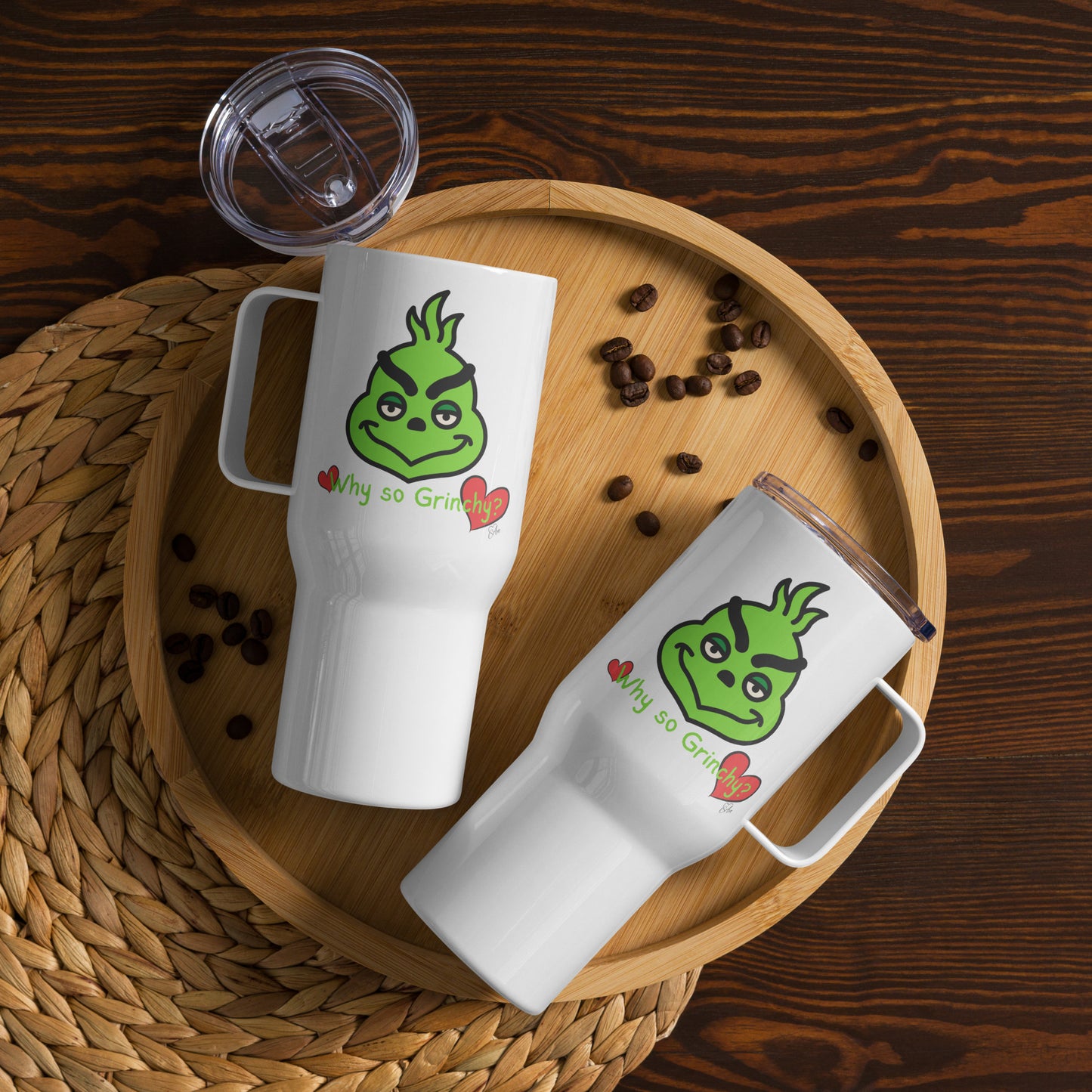Grinch - Travel Mug w/ Handle