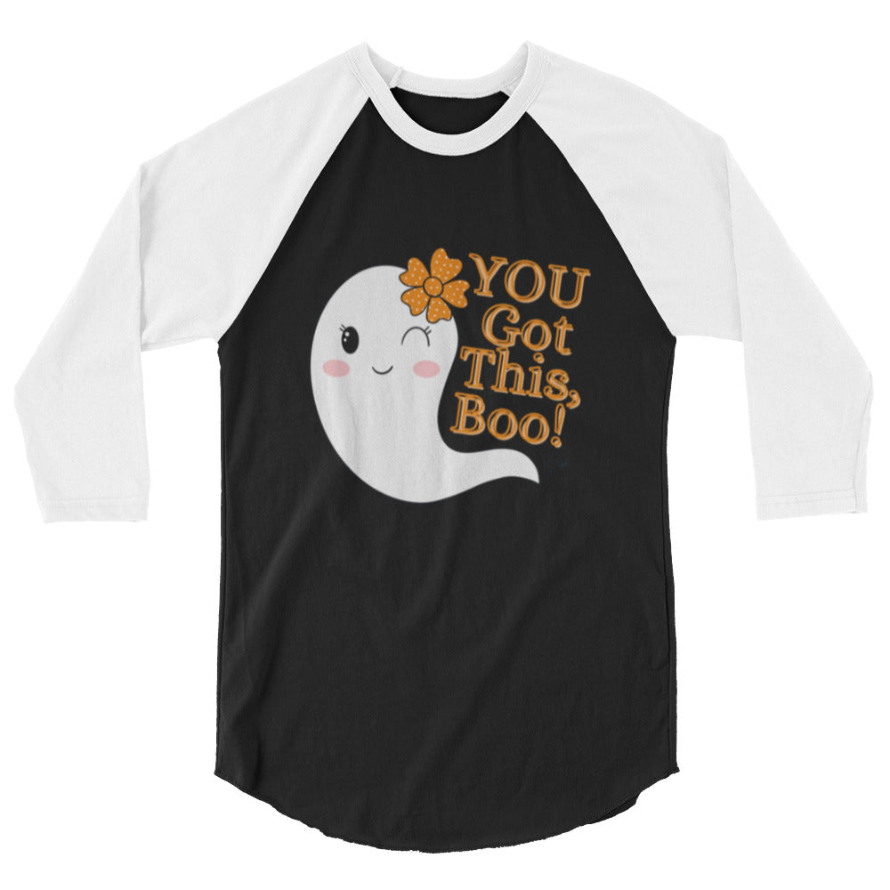 Boo - 3/4 Sleeve Raglan Shirt