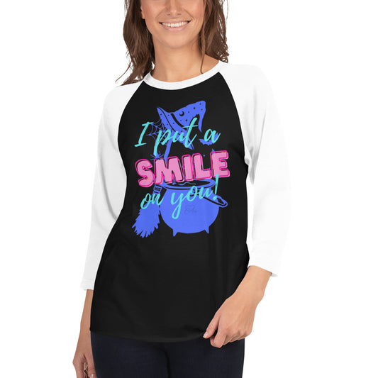 Smile - - 3/4 Sleeve Raglan Shirt