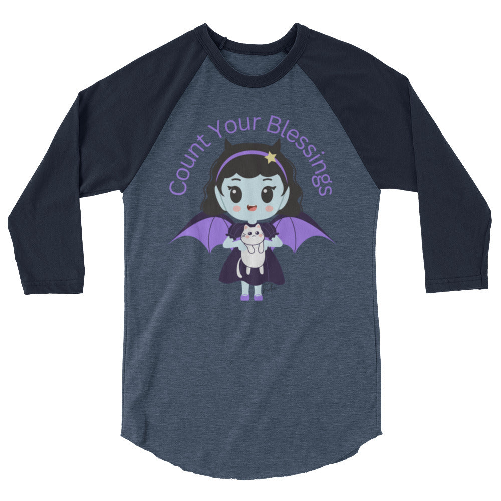 Count - 3/4 Sleeve Raglan Shirt