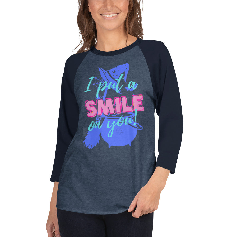 Smile - - 3/4 Sleeve Raglan Shirt