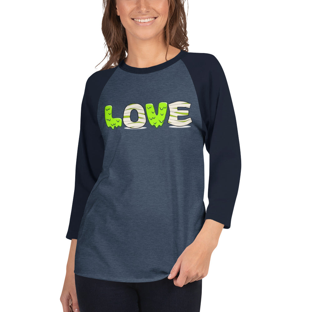 Love - 3/4 Sleeve Raglan Shirt