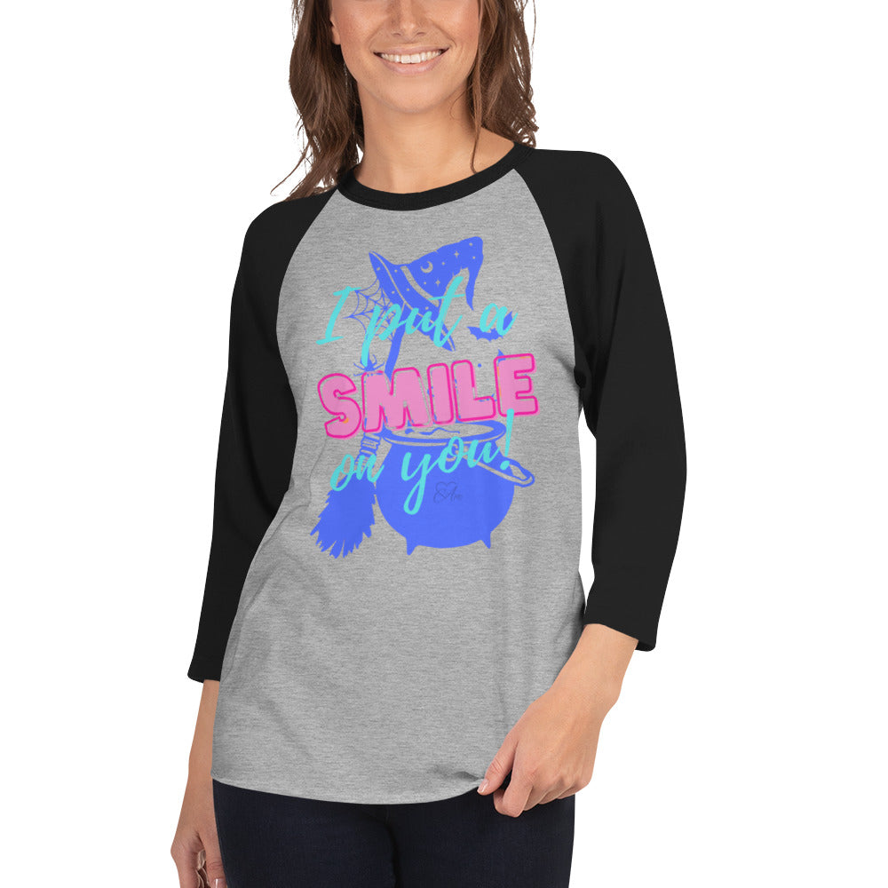 Smile - - 3/4 Sleeve Raglan Shirt