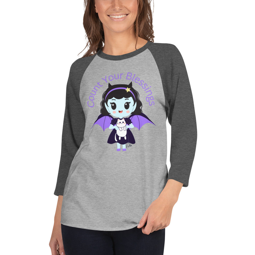Count - 3/4 Sleeve Raglan Shirt