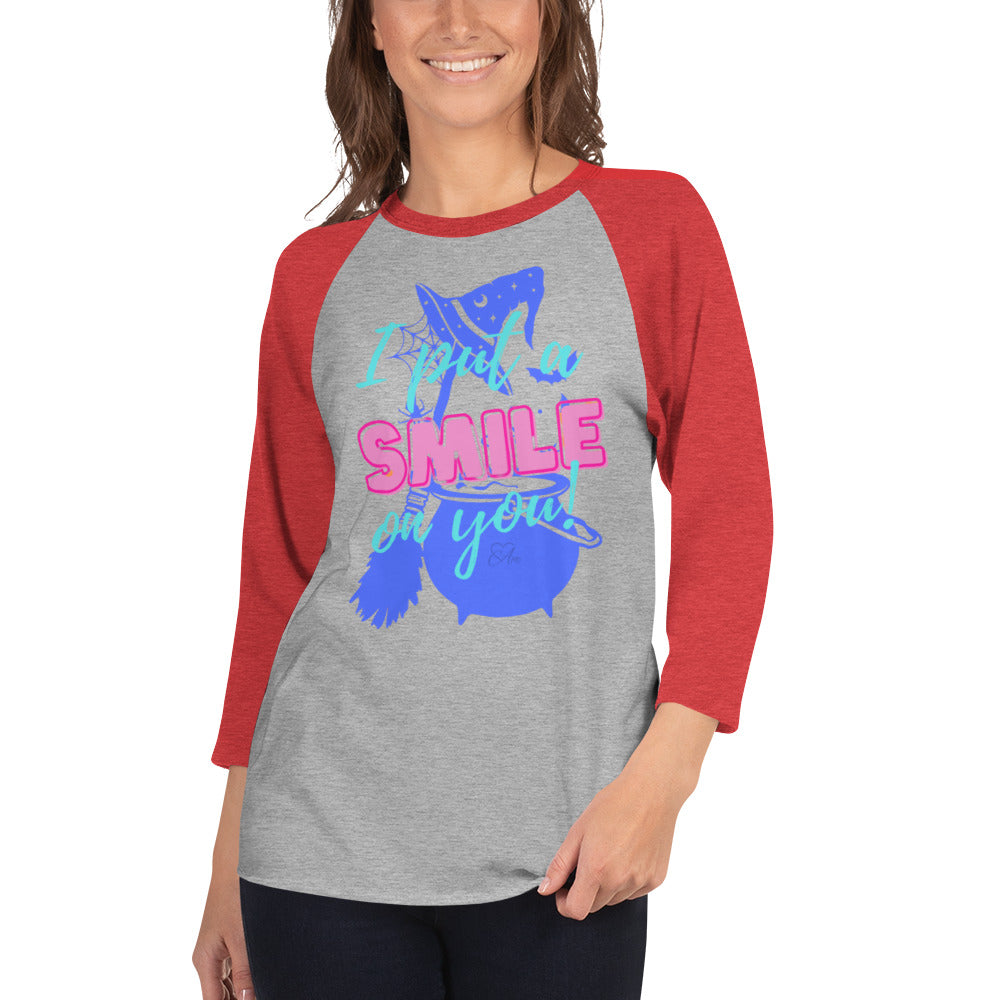 Smile - - 3/4 Sleeve Raglan Shirt
