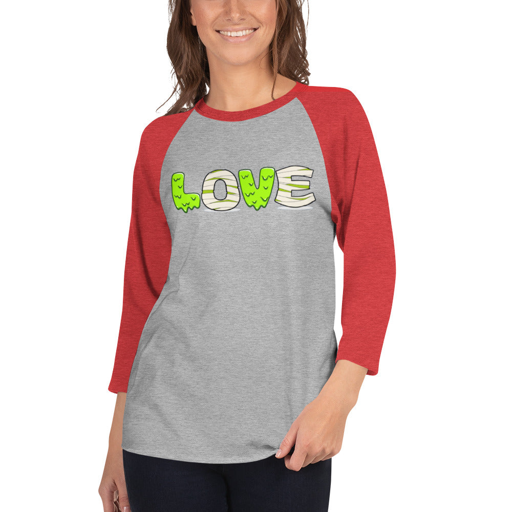 Love - 3/4 Sleeve Raglan Shirt