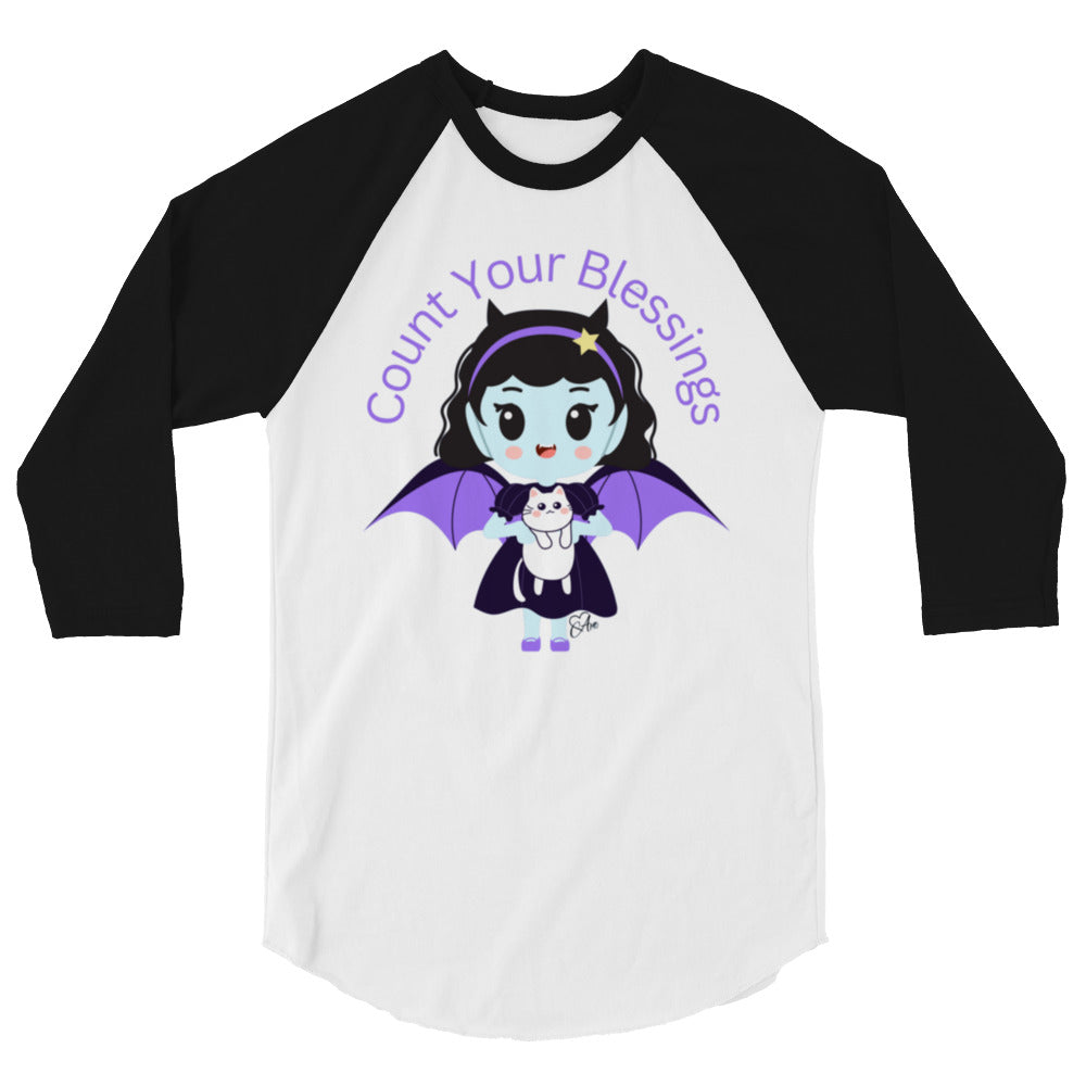Count - 3/4 Sleeve Raglan Shirt