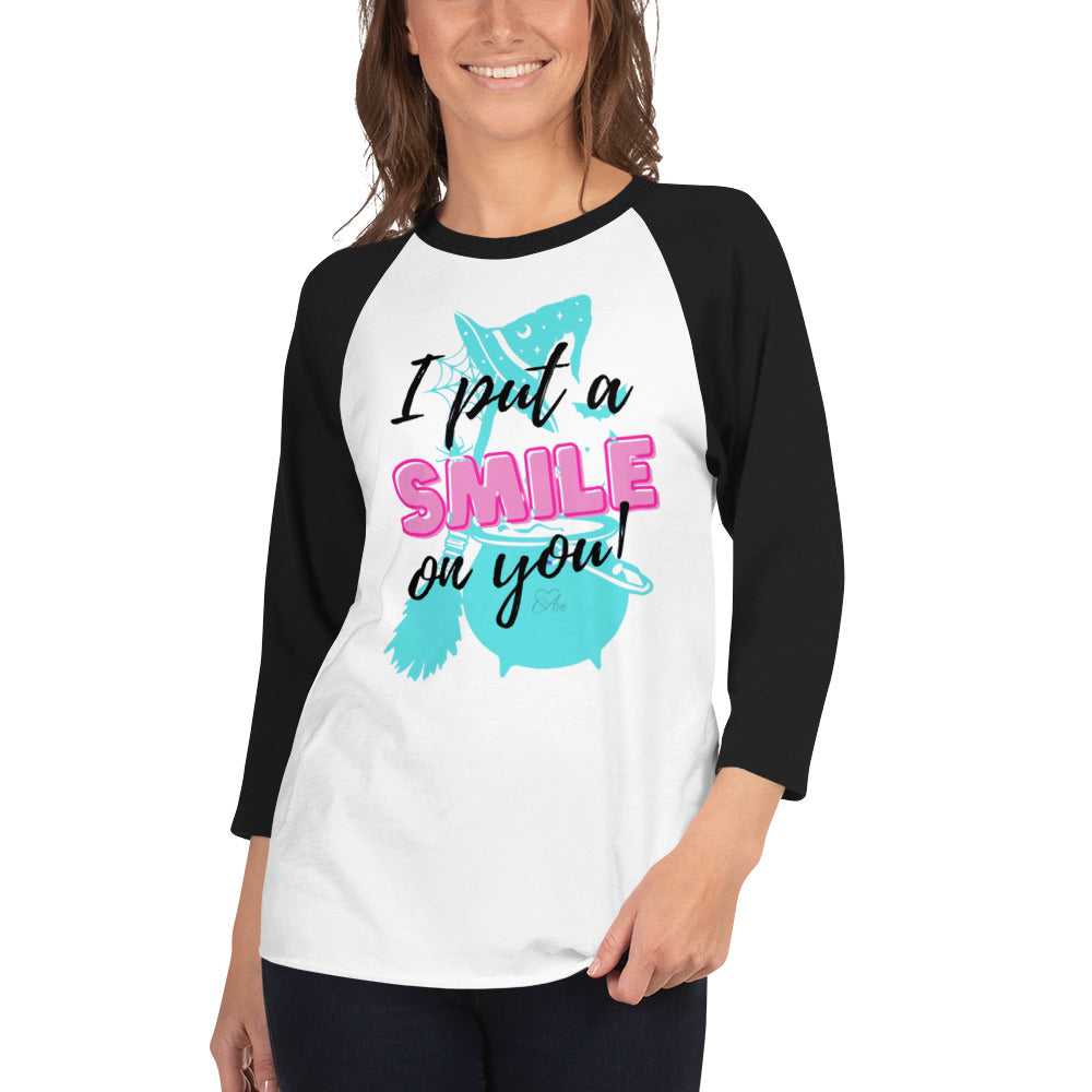 Smile - - 3/4 Sleeve Raglan Shirt