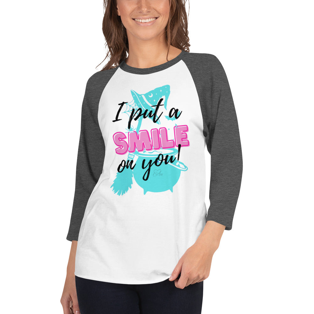 Smile - - 3/4 Sleeve Raglan Shirt