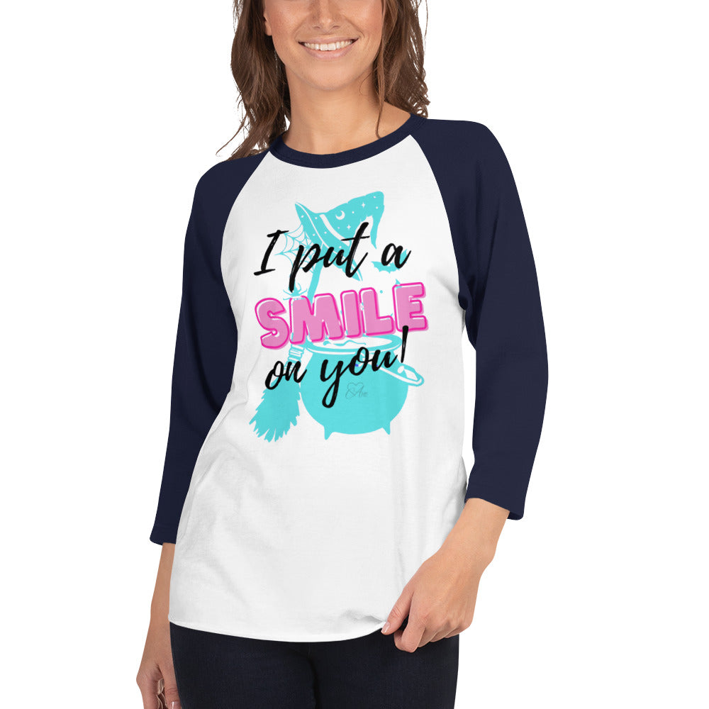 Smile - - 3/4 Sleeve Raglan Shirt