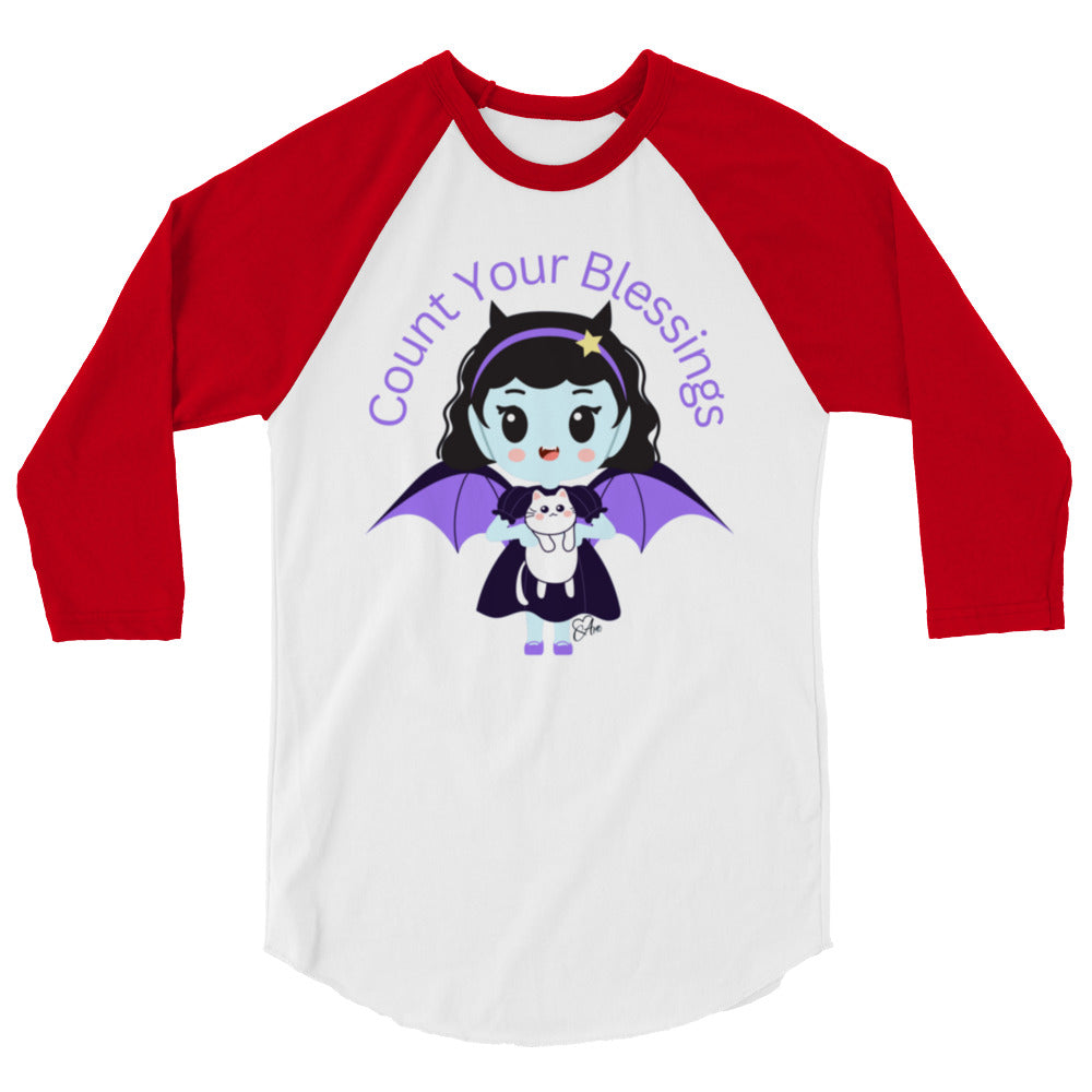 Count - 3/4 Sleeve Raglan Shirt
