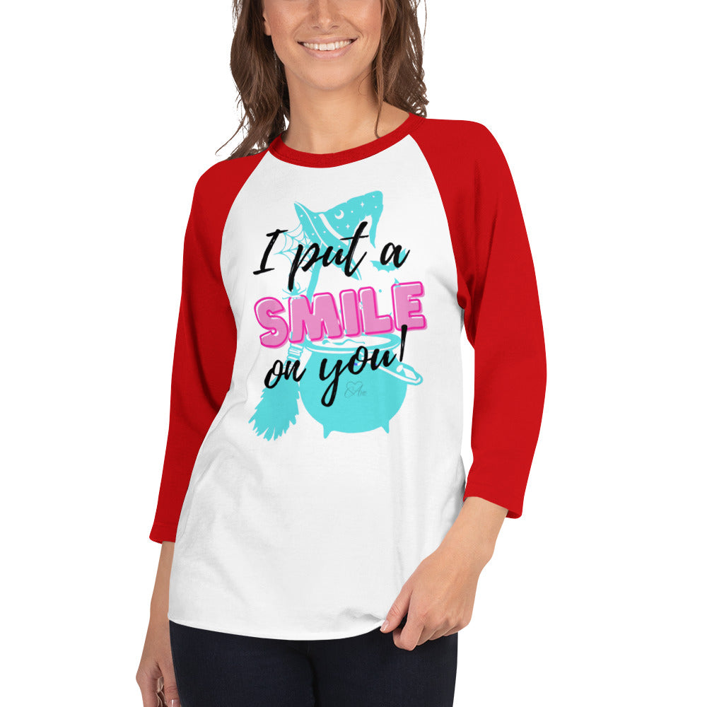 Smile - - 3/4 Sleeve Raglan Shirt