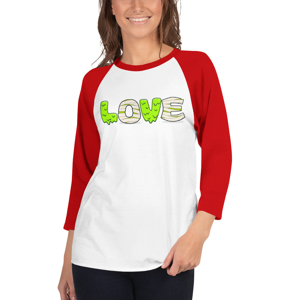 Love - 3/4 Sleeve Raglan Shirt