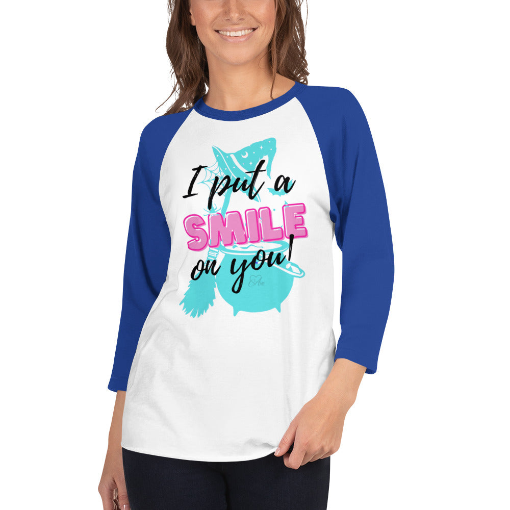 Smile - - 3/4 Sleeve Raglan Shirt