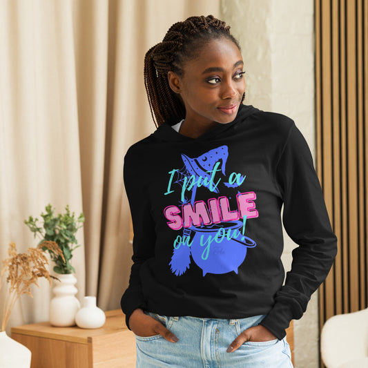 Smile - Hooded Long-sleeve T-shirt